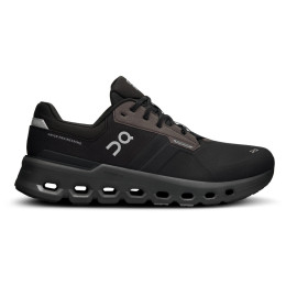 Herren Laufschuhe On Running Cloudrunner 2 Waterproof schwarz Magnet/Black