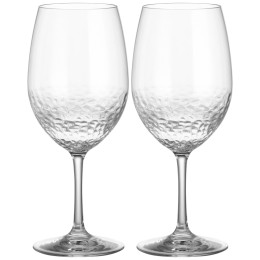 Weingläser Brunner Wineglass Hammered - 2Stk durchsichtig