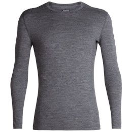 Herren-T-Shirt Icebreaker Mens 200 Oasis LS Crewe grau GritstoneHthr