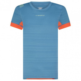 Damen-T-Shirt La Sportiva Sunfire T-Shirt W blau/rot Atlantic/Paprika