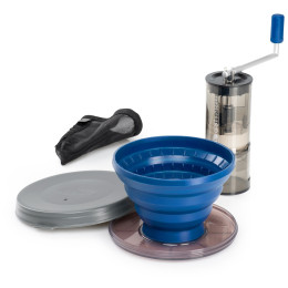 Kaffee-Set GSI Outdoors Pourover Java Set schwarz/blau