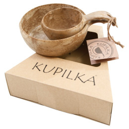 Schüssel und Teller Kupilka Kuksa 55 + 21 Set braun Brown