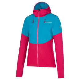 Damen-Sweatshirt La Sportiva Session Tech Hoody W blau/rosa Cerise/Crystal