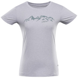 Damen-T-Shirt Alpine Pro Sassa grau high rise