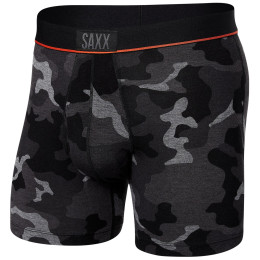 Boxershorts Saxx Ultra Super Soft Boxer BF schwarz/grau SupersizeCamo/Black