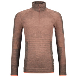 Damen-Funktionsshirt Ortovox 230 Competition Zip Neck W orange bloom