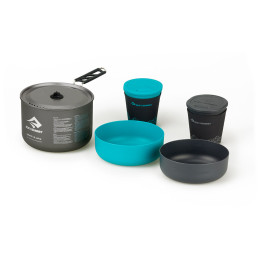 Geschirrset Sea to Summit Alpha Set 2.1 grau/blau Pacific Blue / Grey