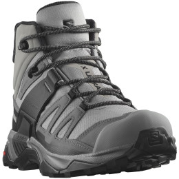 Wanderschuhe Salomon X Ultra 4 Mid Gtx grau Sharkskin / Quiet Shade / Black