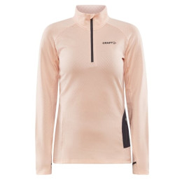 Damen-Funktionsshirt Craft CORE Trim Thermal rosa/weiß Cosmo Melange