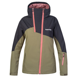 Damen Skijacke Hannah Maky Col grün/grau burnt olive/anthracite