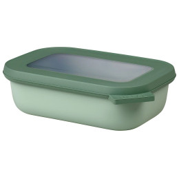 Schüssel Mepal Cirqula Rectangular 1000 ml grün Nordic Sage