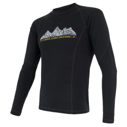 Herren-T-Shirt Sensor Merino DF Adventure schwarz Black