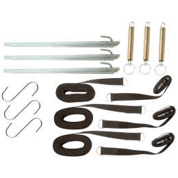 Set fürs Zelt Bo-Camp Storm line set schwarz