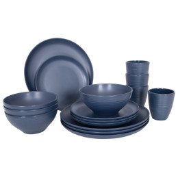 Geschirrset Bo-Camp Orville 16 pcs blau Blue