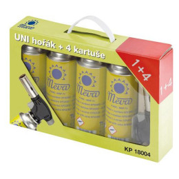 Universeller Kocher Meva UNI hořák + 4 kartuše