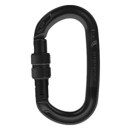 Karabiner Singing Rock Schwarzer Schraubkarabiner Oxy