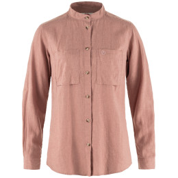 Damenhemd Fjällräven Övik Hemp Shirt LS W hellrosa Dusty Rose
