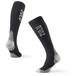 Kompressionsstrümpfe Zulu Run Compression W schwarz/grau