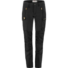 Damenhose Fjällräven Nikka Trousers Curved W schwarz Black