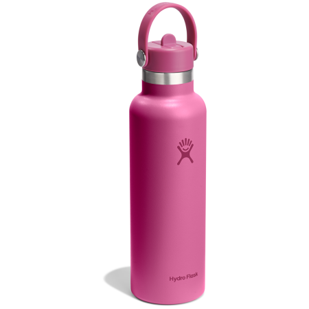 Thermokanne Hydro Flask Standard Flex Straw Cap 21 OZ rosa/grau reef
