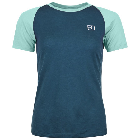 Damen-T-Shirt Ortovox 120 Tec Fast Mountain Ts W blau/hellblau Petrol Blue