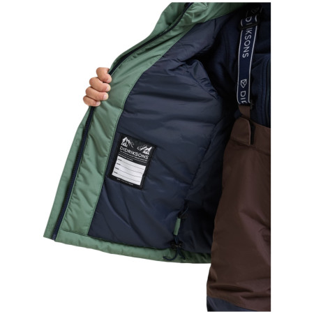 Kinder Winterjacke Didriksons Talvi Kids Jkt 2 Dark Moss