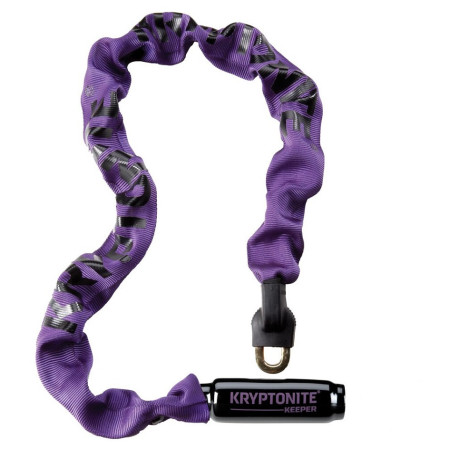 Fahrradschloss Kryptonite Keeper 785 Integrated Chain 85 cm lila Purple