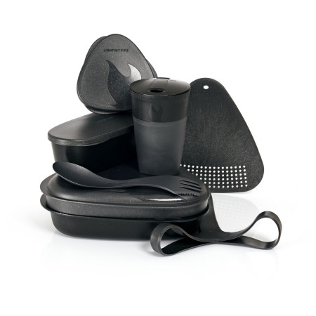 Geschirrset Light My Fire MealKit schwarz Slashy