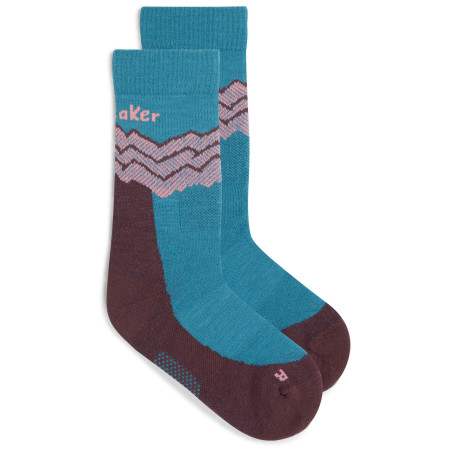 Damensocken Icebreaker Women Merino Hike+ Medium Crew Across the Peaks