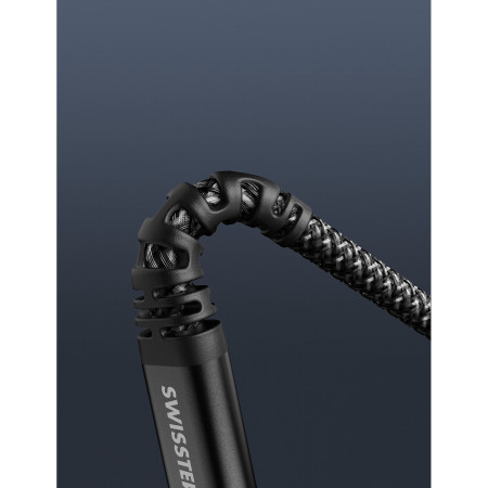 Lade- und Datenkabel Swissten Kevlar USB-C/USB-C 1,5 m