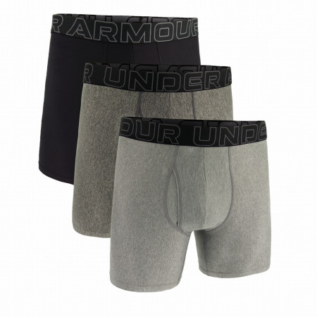 Herren-Boxershorts Under Armour Perf Tech 6in grau/schwarz