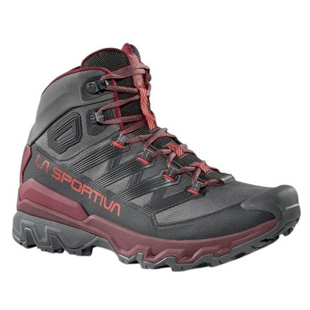 Herrenschuhe La Sportiva Ultra Raptor 3 Mid GTX grau/rot Carbon/Redwood