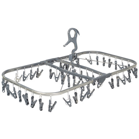 Wäscheständer Bo-Camp Drying carousel foldable 48 grau