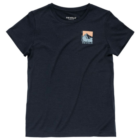 Damen-T-Shirt Devold Classic "Summit" Tee Wmn schwarz INK