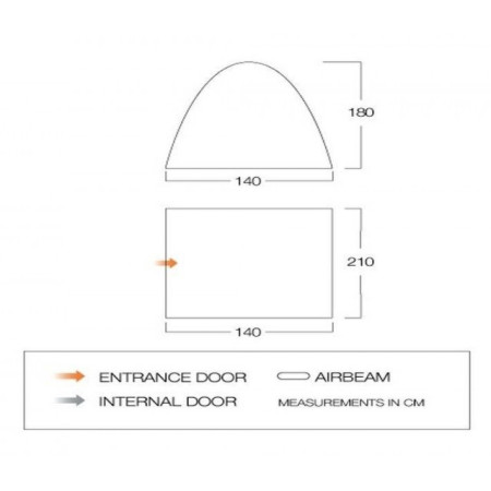 Innenzelt Vango BR003 - Free-Standing Bedroom