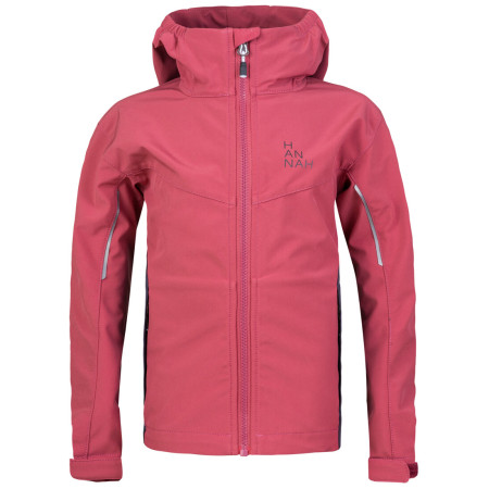 Kinder-Softshell-Jacke Hannah Capra Jr rosa/blau baroque rose/india ink