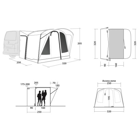 Autozelt Outwell Fresno