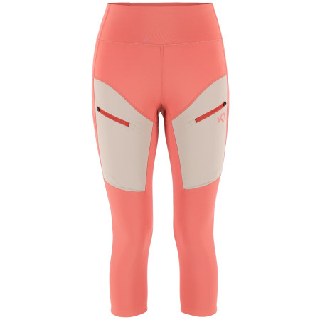 Damen 3/4 Leggings Kari Traa Ane Hiking Capri rosa Cedar