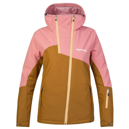 Damen Skijacke Hannah Maky Col braun golden brown/rosette