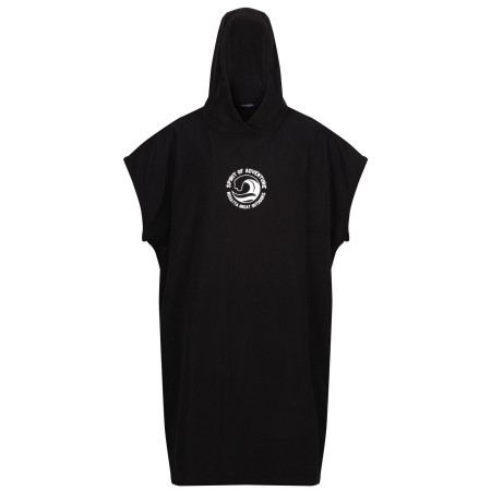 Poncho Regatta Adult Towel Robe schwarz Black