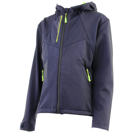 Kinder-Softshell-Jacke Axon Prodigy Jr blau