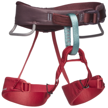 Kinder Klettergurt Black Diamond K Momentum Harness rot Wild Rose
