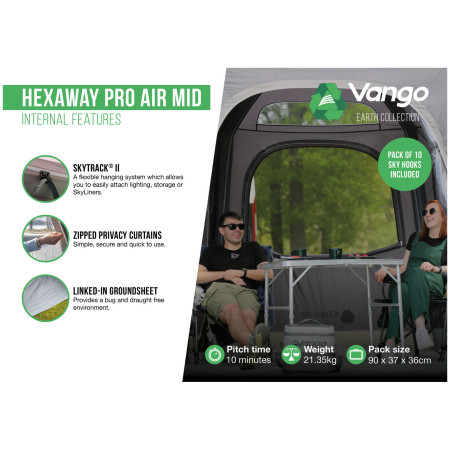 Vorzelt Vango HexAway Pro Air Mid