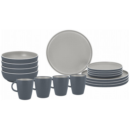 Geschirrset Brunner Lunch Box Trilogy Grey