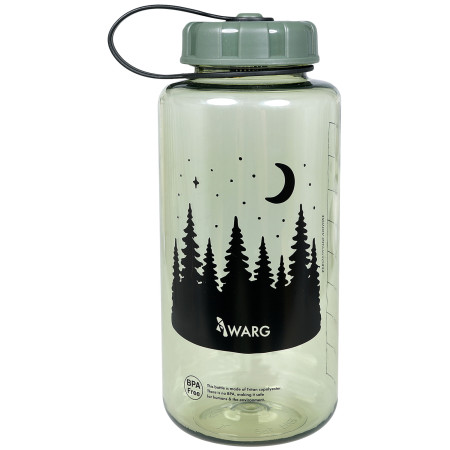 Flasche Warg Woods Tritan Wide 1 L grün green