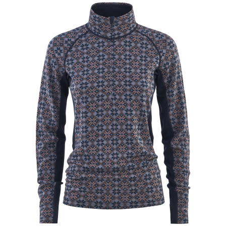 Damen-Funktionsshirt Kari Traa Rose Light Baselayer Half Zip dunkelblau Royal