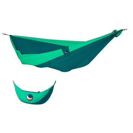 Hängematte Ticket to the Moon Hammock original/double grün/blau Emerald/Green
