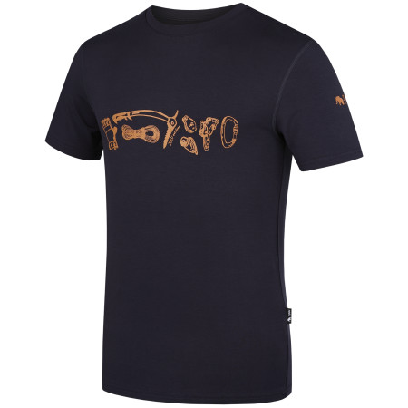 Herren-T-Shirt Zulu Bambus Climber 210 short blau navy