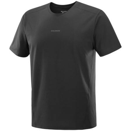 Herren-T-Shirt Salomon Trackline SS Tee schwarz Deep Black