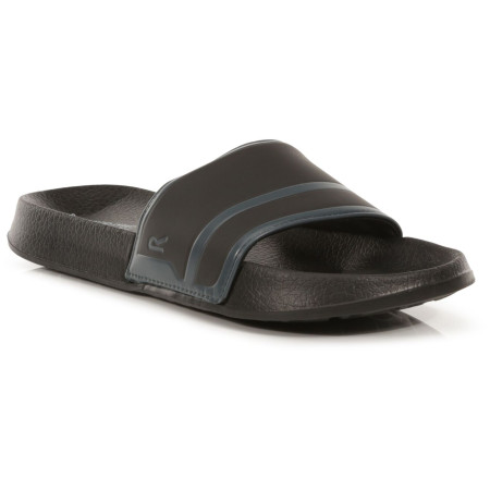 Herrenpantoffeln Regatta Shift schwarz Black/Ash